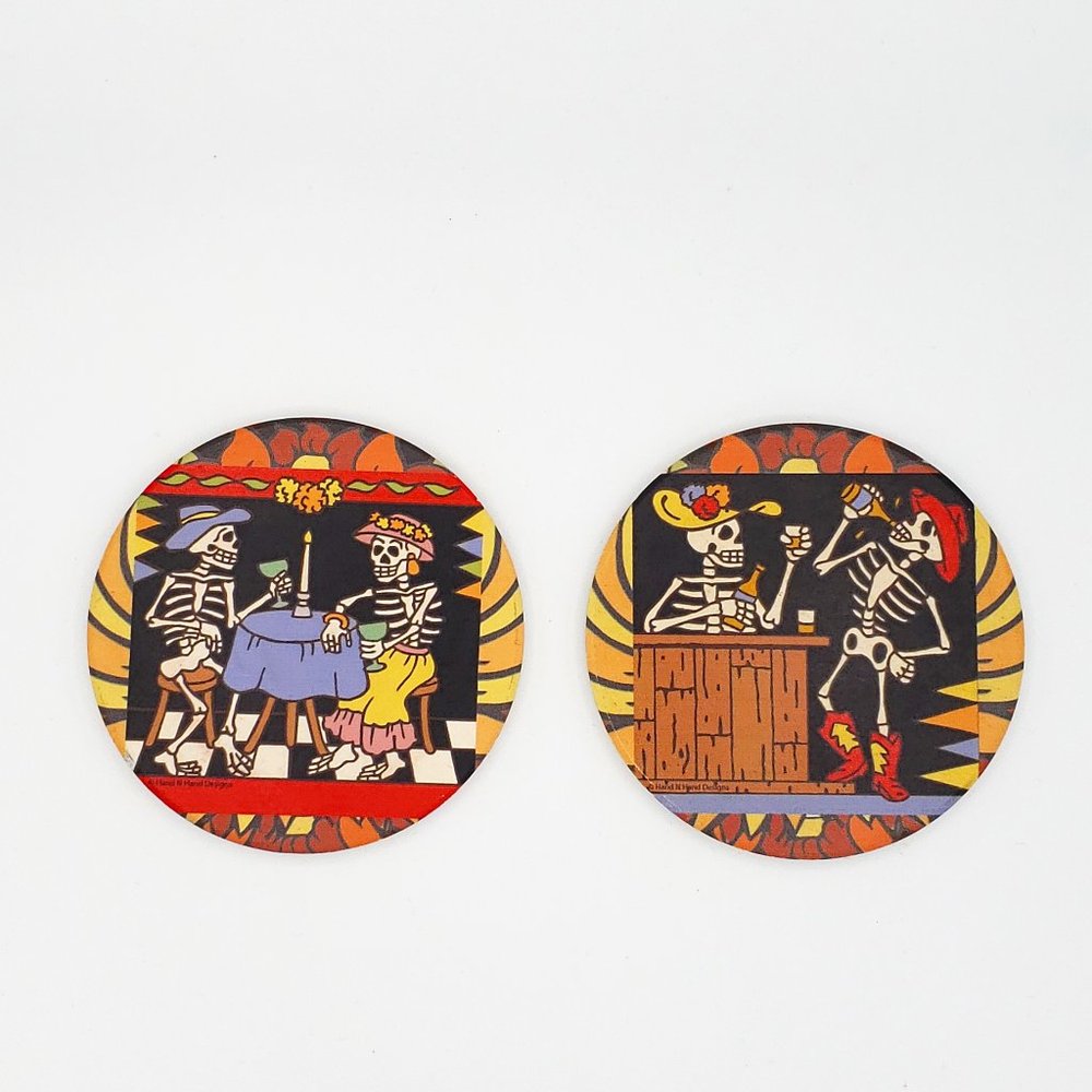 Day of the Dead Coasters - Dia de Los Muertos Coasters (2)